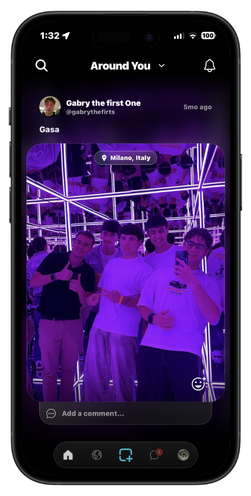 Trace with friends